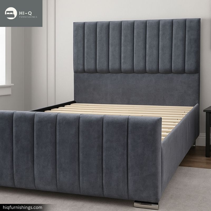 Luxury Modern Upholstered Bed UK Fabric Bed Frame Collection
