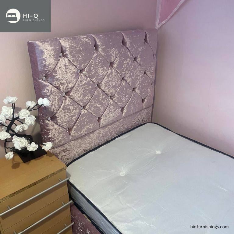 Plush Velvet Beds & Frames – Elevate Your Bedroom Furniture Game, King Size Upholstered Bed – Stylish Comfort & Storage, linen bed frame, Plush Velvet Bed